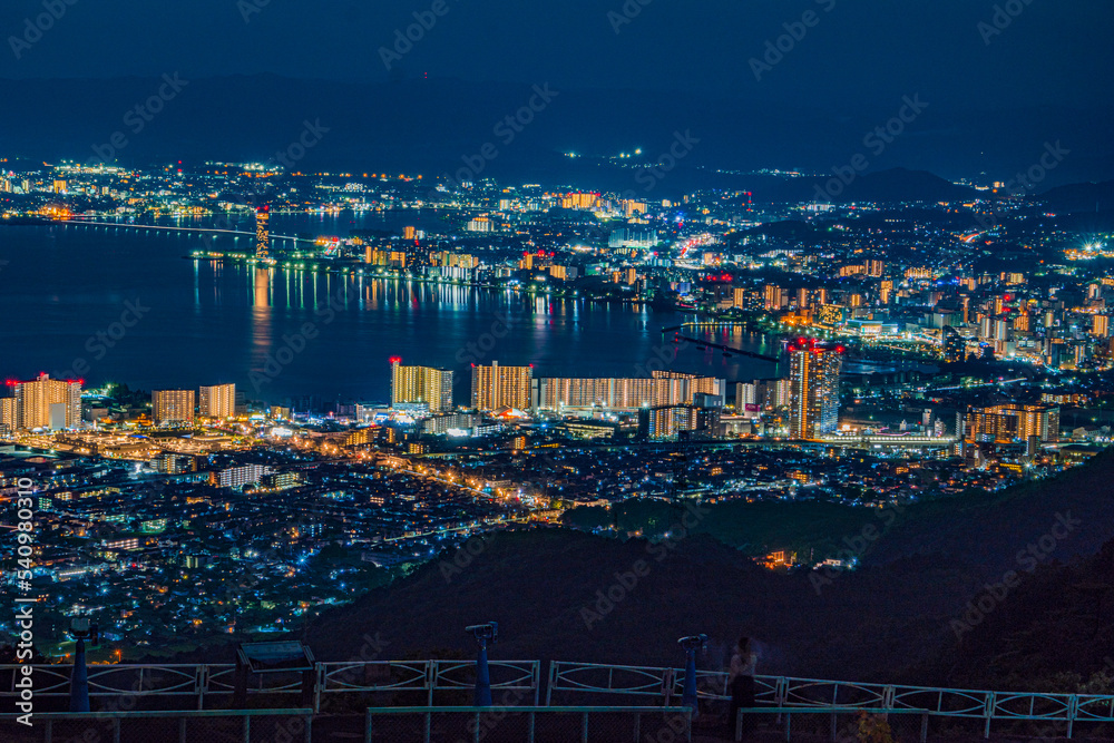Naklejka premium city skyline