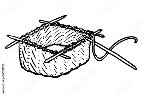 Sock spokes vector illustration on white background