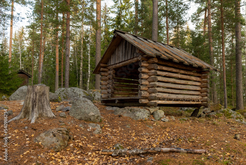 old wooden house