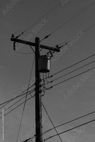 power lines and wires