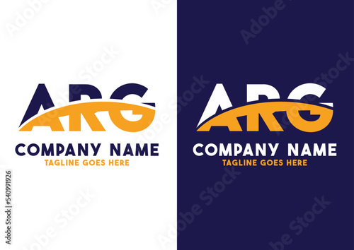 Letter ARG logo design vector template, ARG logo photo