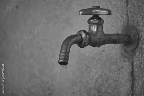 A faucet, a tap