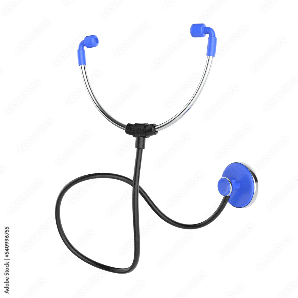 Medical stethoscope 3d render illustration for doctor healthcare concept Medical stethoscope 3d render illustration for doctor healthcare concept
