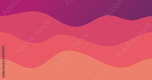 red gradient abstract wave background