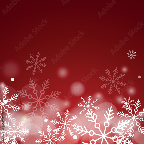 winter snowflakes shape - snow design element - christmas snowfall happy new year theme