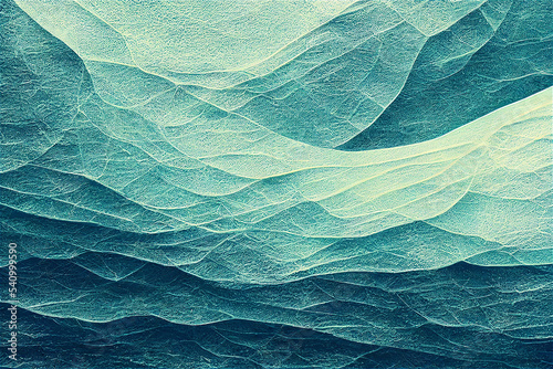 Green blue fiber background