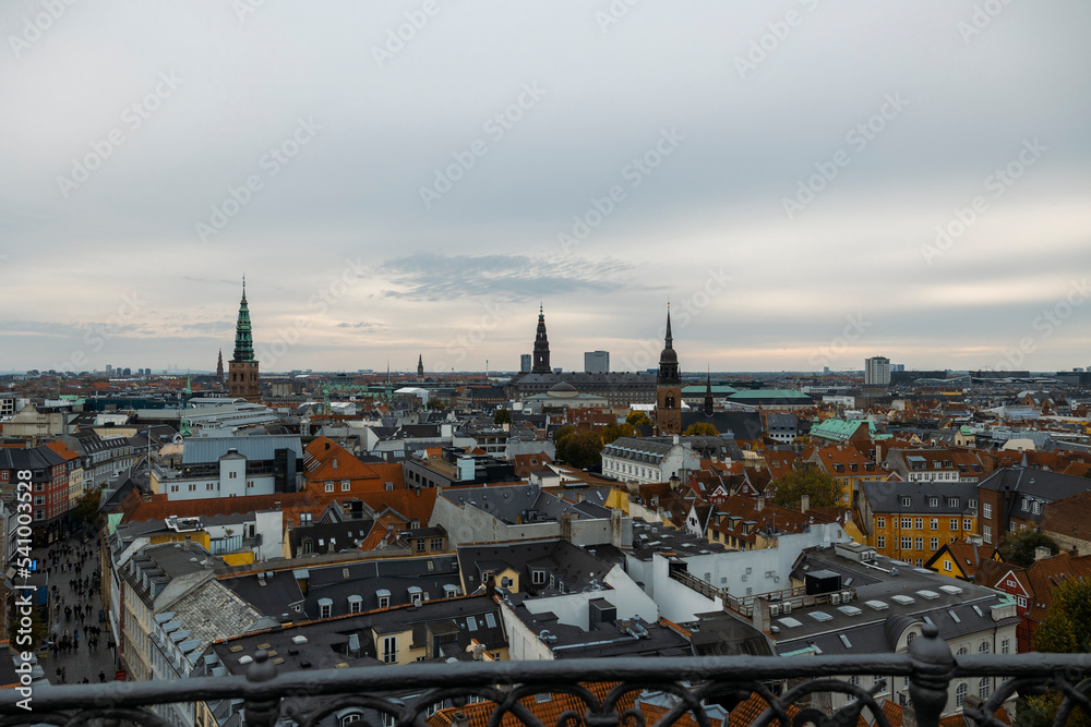 Birdseye view of Copenhagen