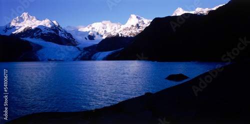 Lago Leones in the Peruvian Andes. photo