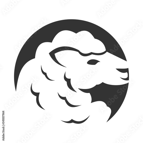 sheep animal logo Icon Illustration Brand Identity template