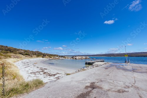 Beerbarrel Beach in Akaroa Tasmania Australia