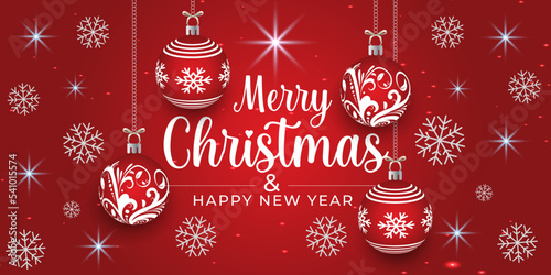 Christmas Xmas background red abstract valentine, Red glitter bokeh vintage lights, Happy holiday new year, defocused