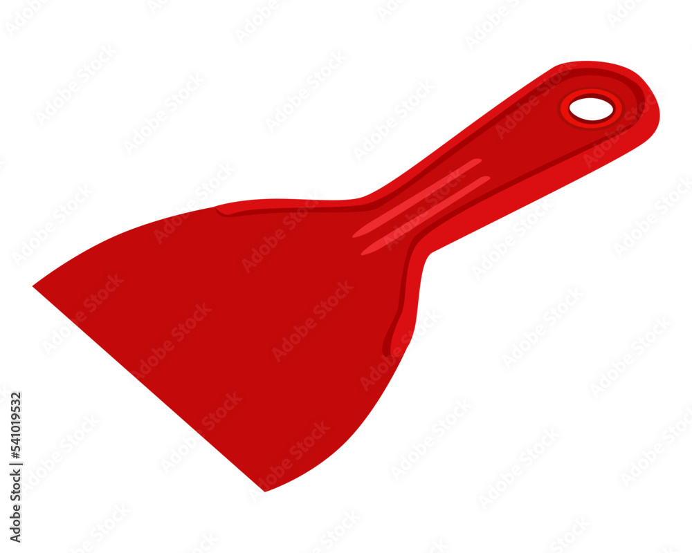 Vector Illustration Scraper isolated on white background. Carpentry hand tools Vector Illustration Scraper isolated on white background. Carpentry hand tools