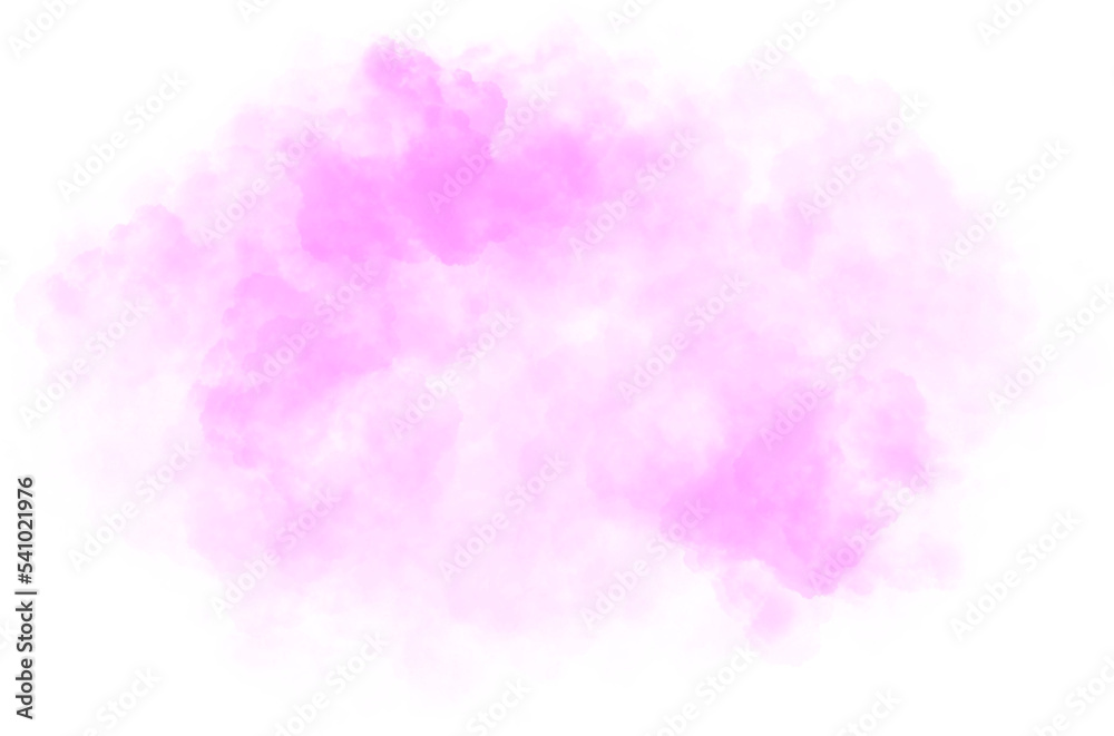 Pink Watercolor Splash Soft Cloud Brush