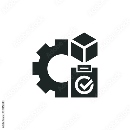 Inventory control icon isolated on white background