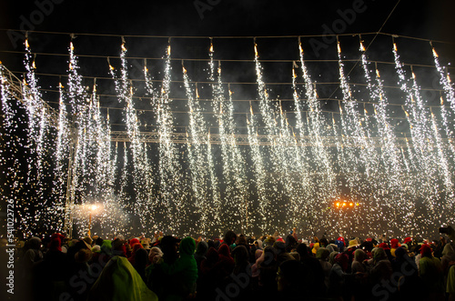 Escaldàrium, the festival of fire and water. Traditional festival of Caldes de Montbui. photo