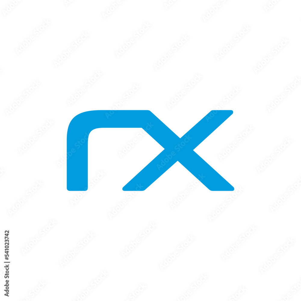 RX symbol, medical health logo company design illustration. RX symbol, medical health logo company design illustration.