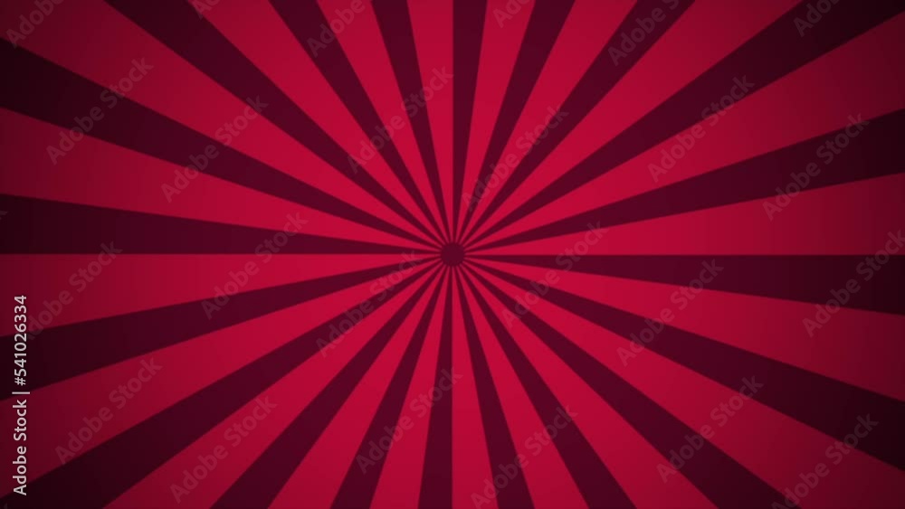 Sunburst background animation video that moves , 4k resolution