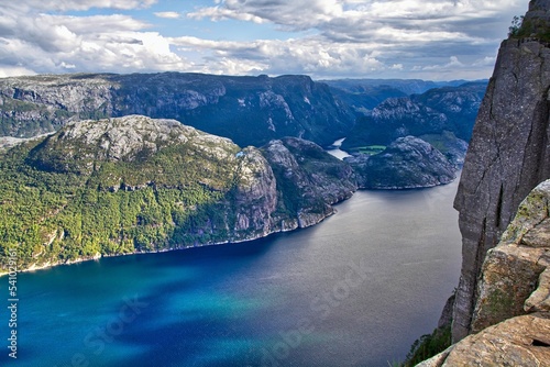 Fototapeta Naklejka Na Ścianę i Meble -  Norwegian fiord - Lysefjord