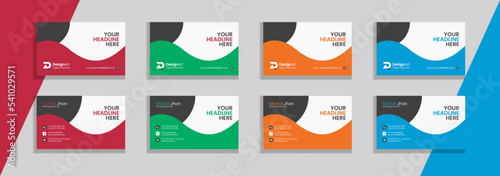 Creative and modern business card template