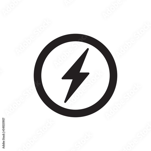 Free Download Lighting Bolt Icon Vector Illustration Style - GFXLoad