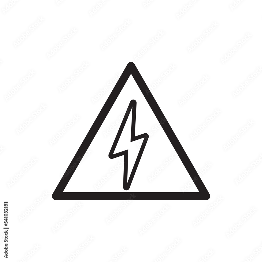 Lighting Bolt Icon Vector Illustration Style Lighting Bolt Icon Vector Illustration Style