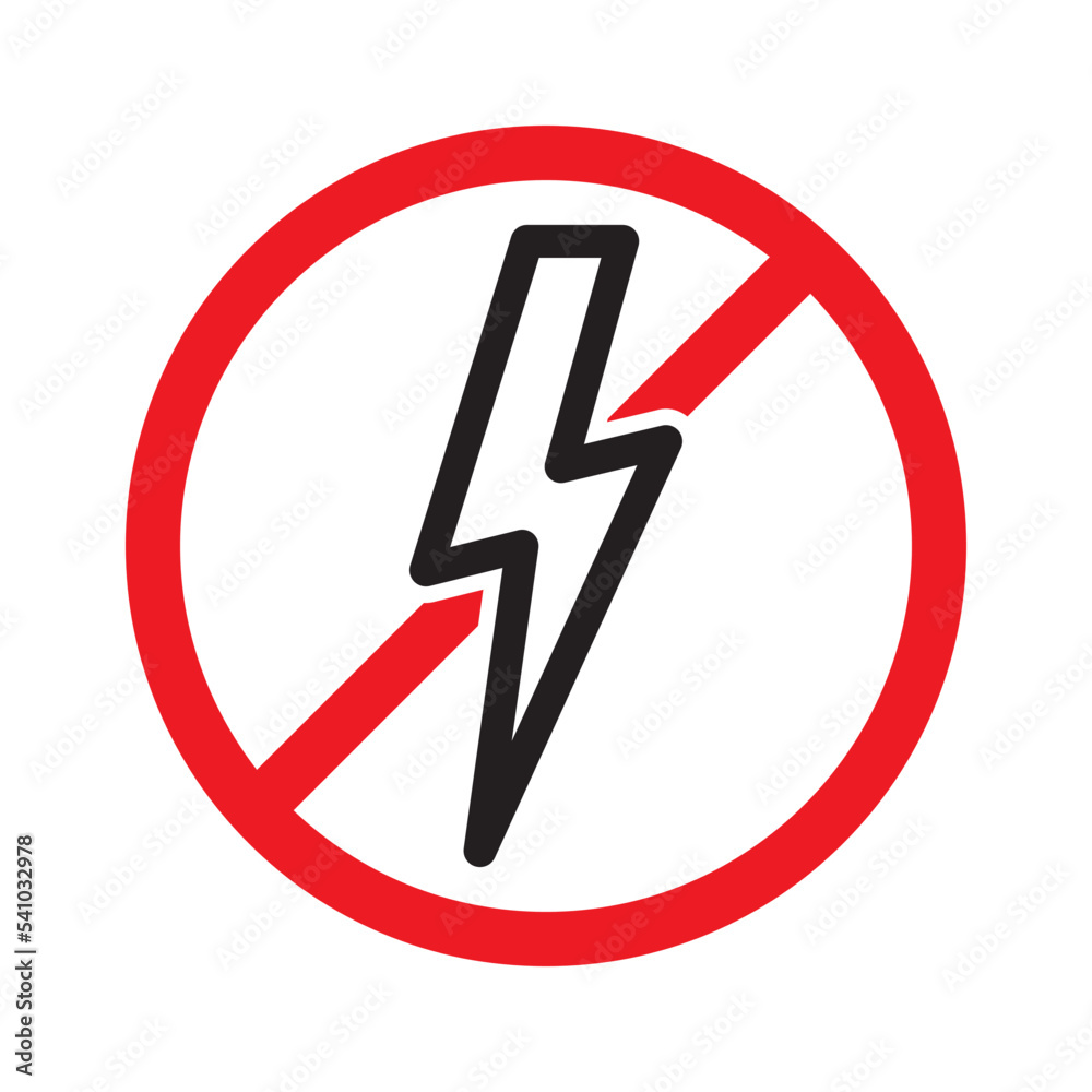 Lighting Bolt Icon Vector Illustration Style Lighting Bolt Icon Vector Illustration Style