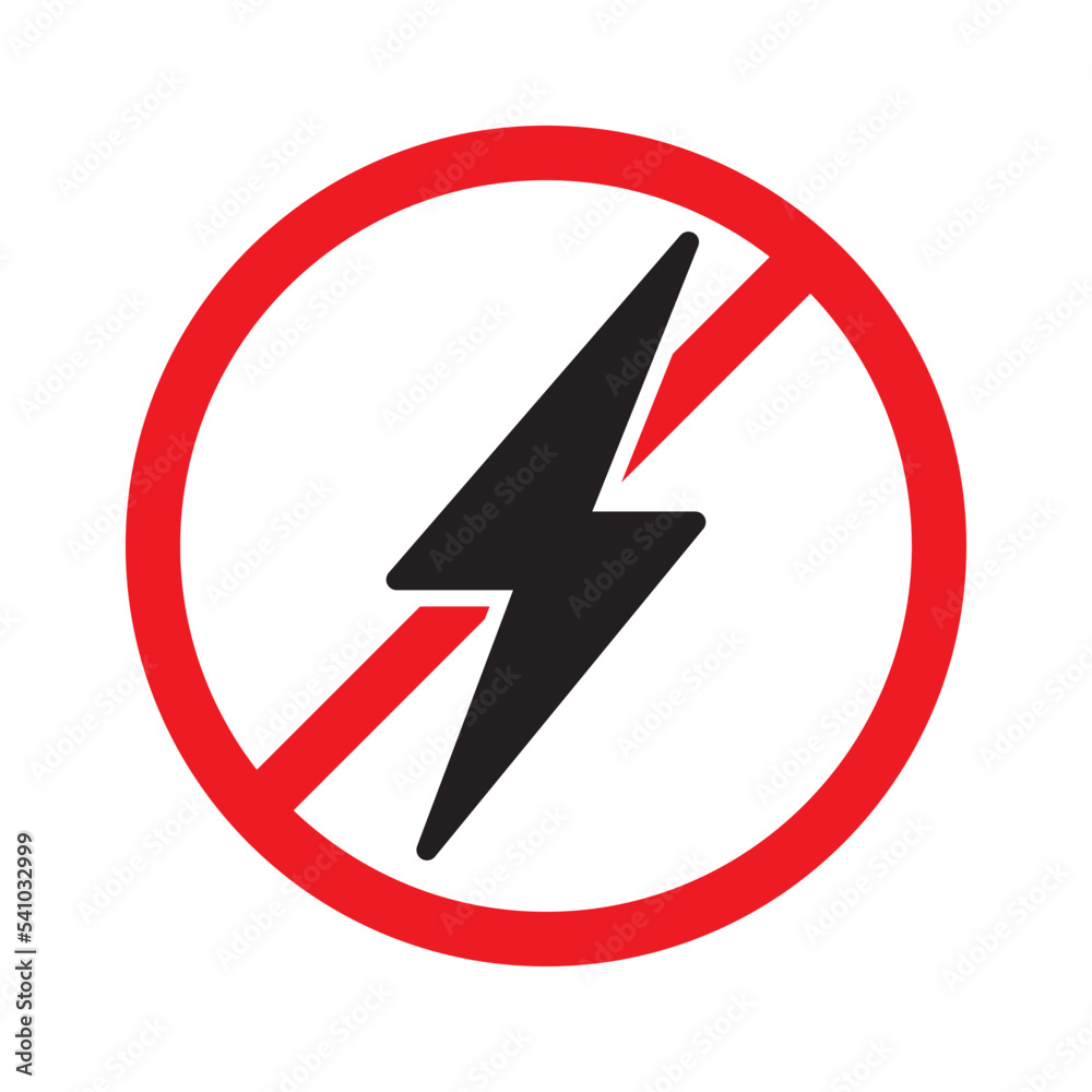 Lighting Bolt Icon Vector Illustration Style Lighting Bolt Icon Vector Illustration Style