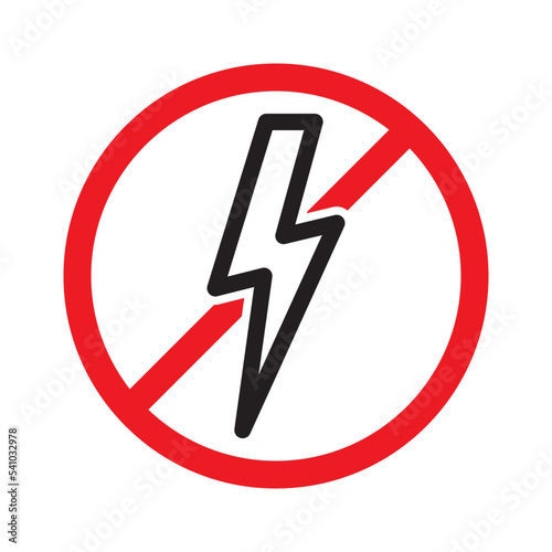 Free Download Lighting Bolt Icon Vector Illustration Style - GFXLoad