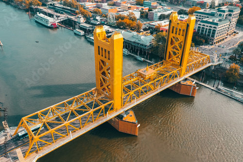 Konstfotografi Draw bridge in Sacramento California