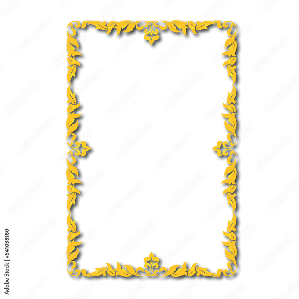 Obraz premium Frame, in the style of an ornament, Vector illustration eps 10, Art. 