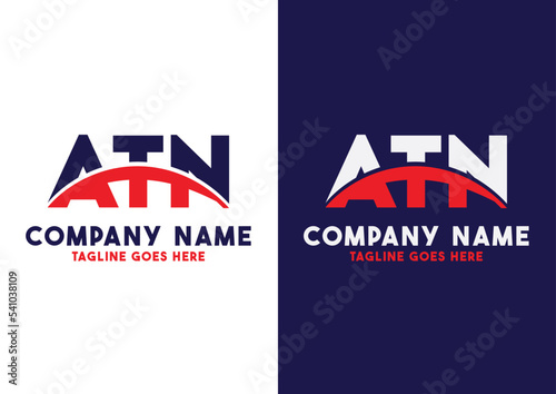 Letter ATN logo design vector template, ATN logo photo