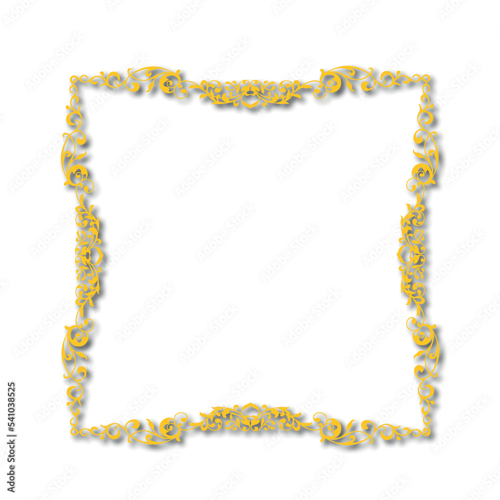 Obraz premium Frame, in the style of an ornament, Vector illustration eps 10, Art. 