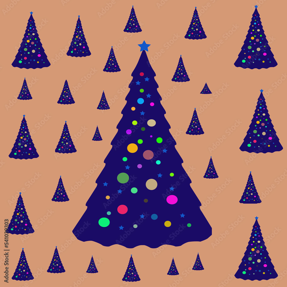 seamless pattern with christmas trees seamless pattern with christmas trees