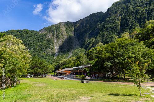 Buluowan tourist center in the Taroko National park photo