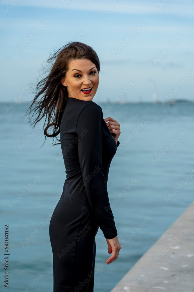 A Lovely Brunette Model Poses Outdoor While Enjoying The Summer Weather A Lovely Brunette Model Poses Outdoor While Enjoying The Summer Weather