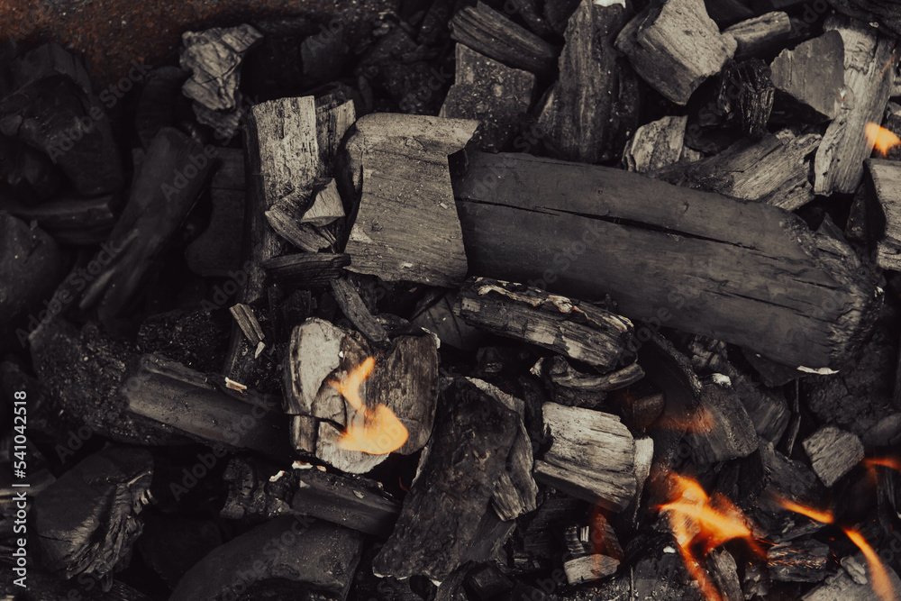 Wood burning. The rest of the hive. Burnt firewood. Ashes in the cauldron. Wood burning. The rest of the hive. Burnt firewood. Ashes in the cauldron.