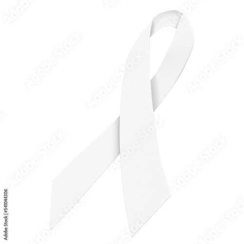 3d rendering illustration of a generic awareness ribbon