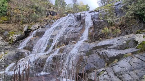 Cascada del Caozo in the Valle del Jerte, Extremadura, Cáceres. Called the valley of water and cherry. 10/23/2022 photo