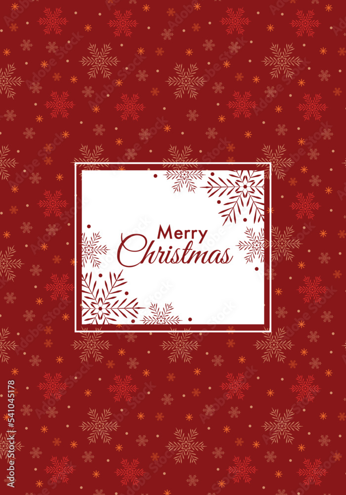 Decorative Christmas greeting card