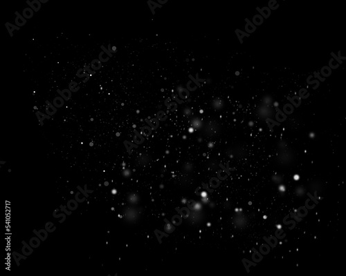 abstract bokeh background  overlay particles