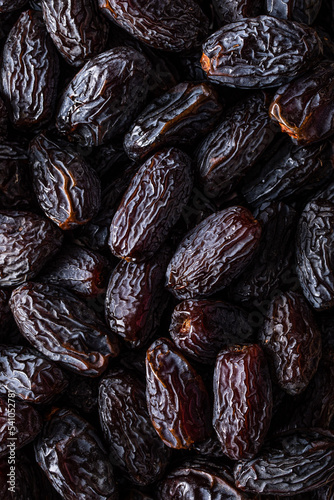 Dried date fruits placed on surface