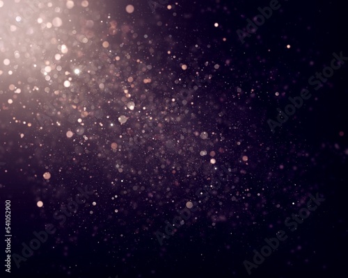 abstract bokeh background  overlay particles