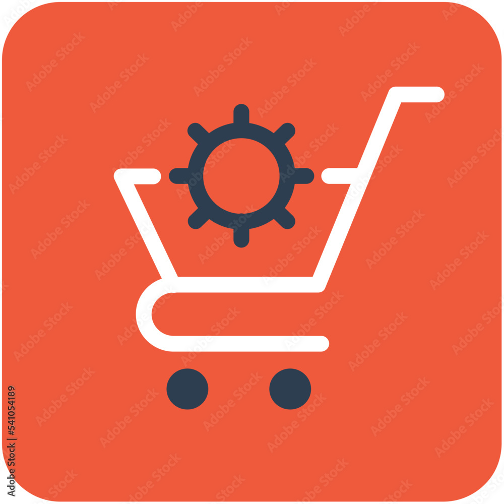 Shop Settings Vector Icon Shop Settings Vector Icon