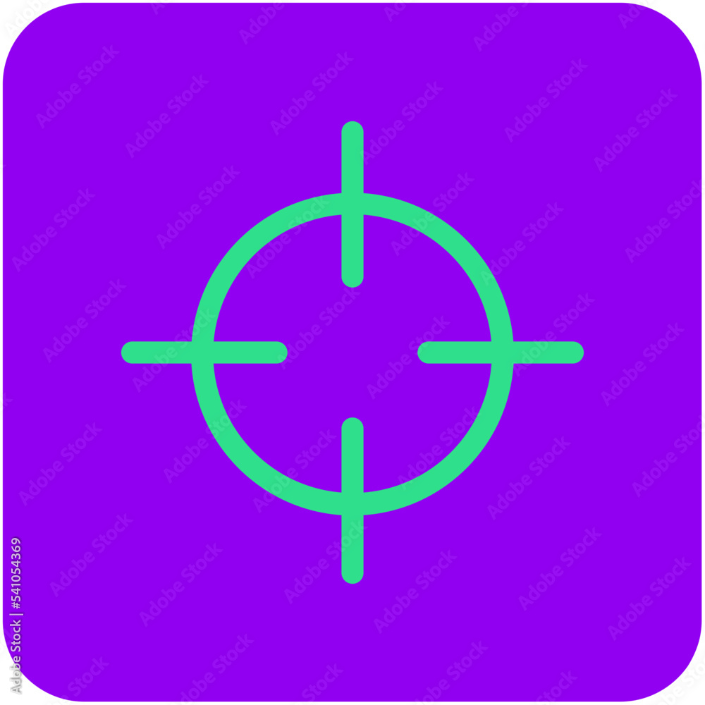 Crosshair Vector Icon Crosshair Vector Icon