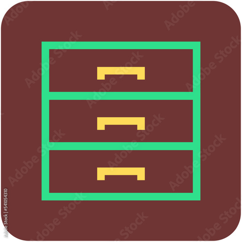 Drawers Vector Icon