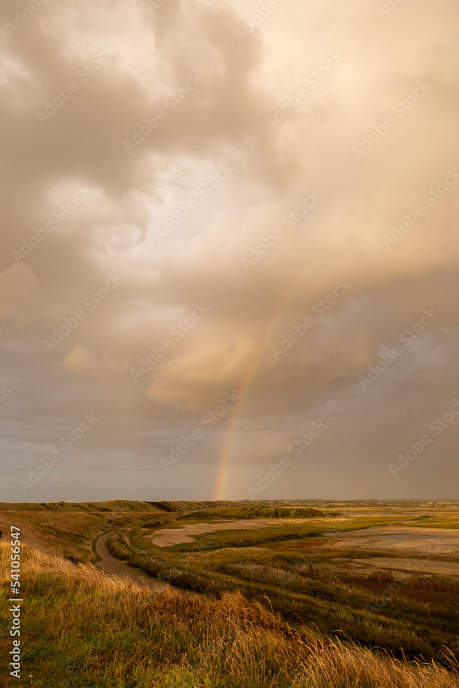 Regenbogen über Domburg