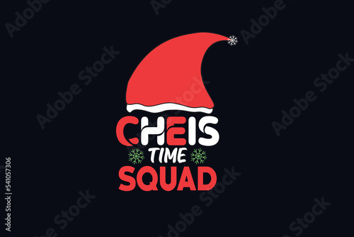 Cheis time squad t-shirt design 