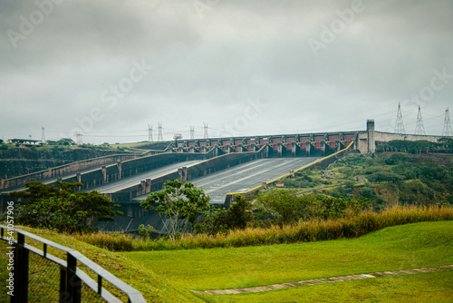 Itaipu hydroelectric plant - spillway view