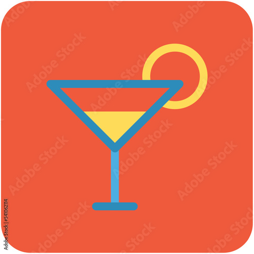 Cocktail Vector Icon