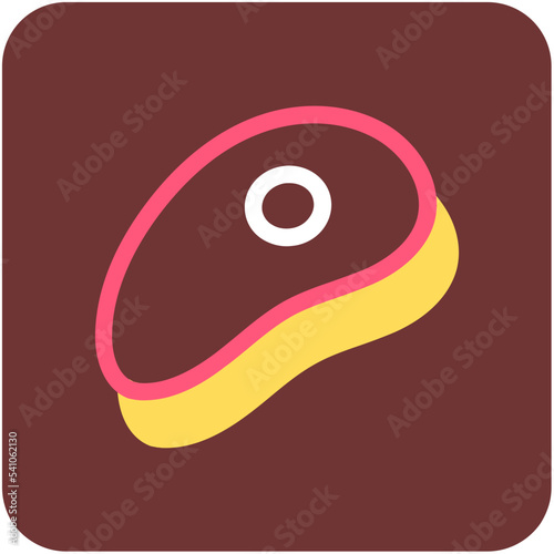 Steak Vector Icon